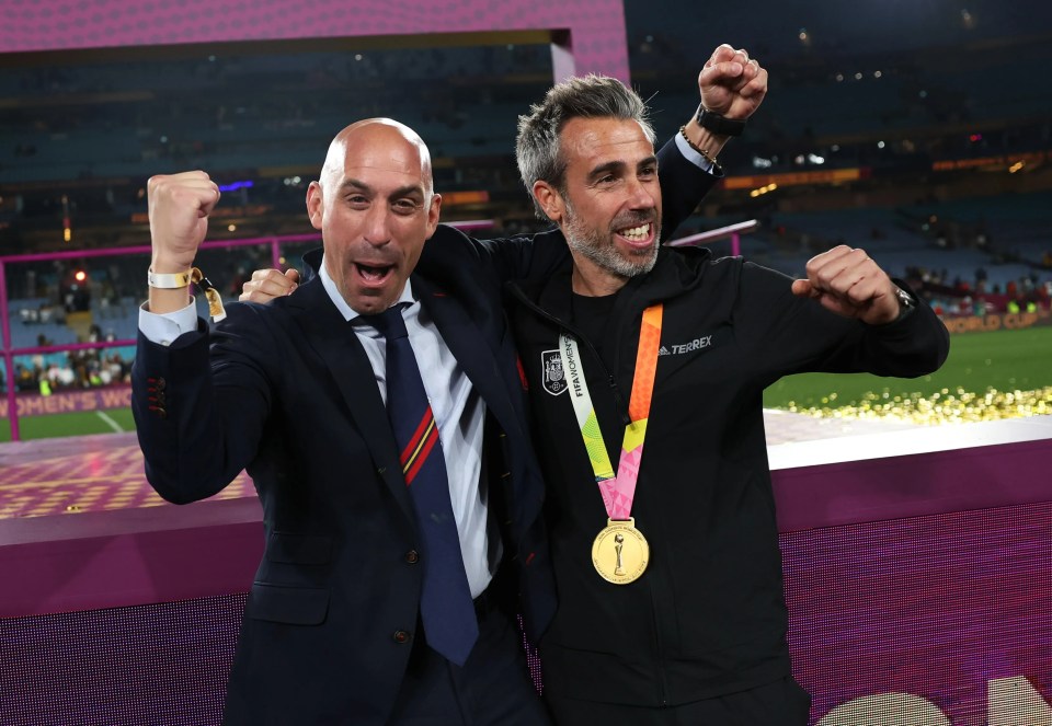 Luis Rubiales and Vilda caused controversy at the final in Sydney