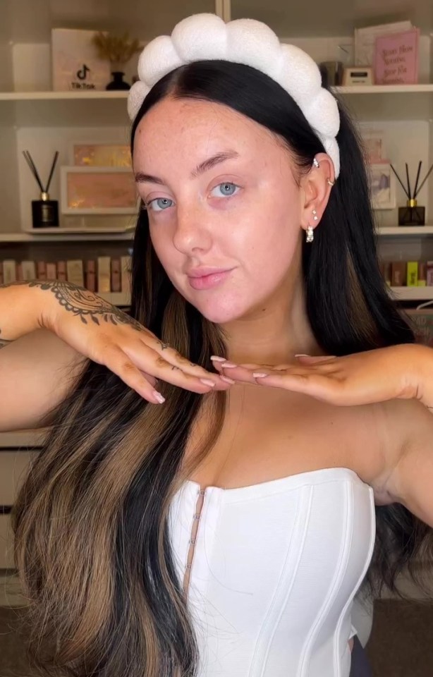 Cariad is famous on TikTok for her beauty transformations