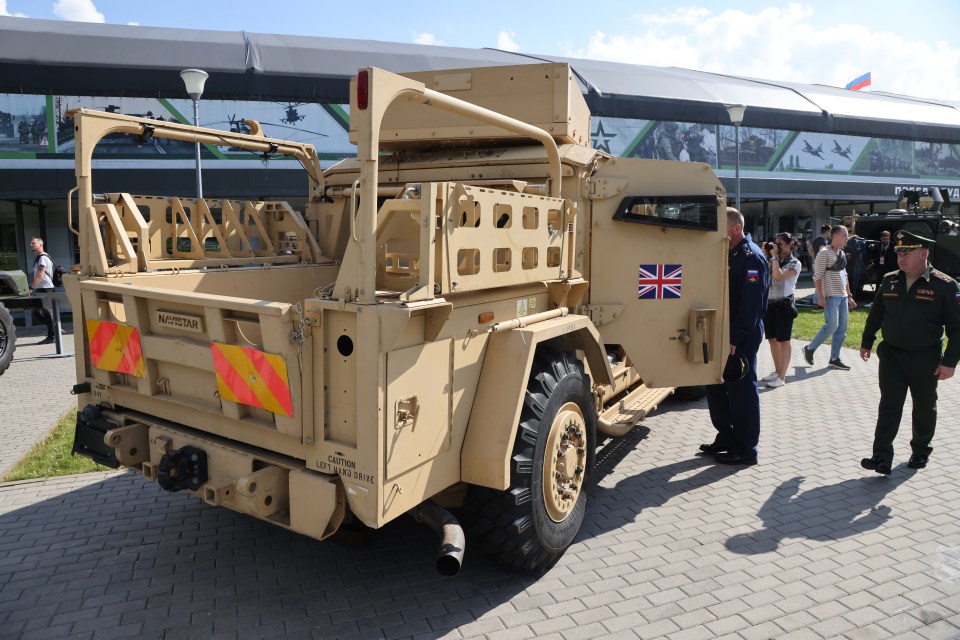 An Armoured Vehicle Husky (International MXT-MV by Navistar)