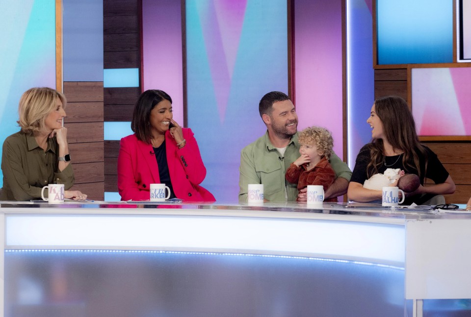 Danny Miller and his wife Steph appeared on Loose Women on Friday