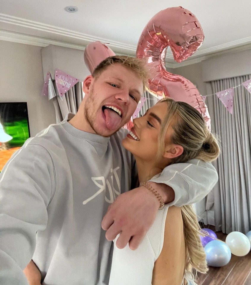 Ramsdale and Georgina also announced they were expecting a child together in June