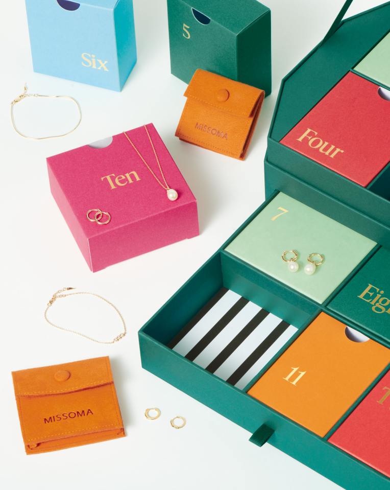 What better way to countdown to Christmas with Missoma's jewellery advent calendar?