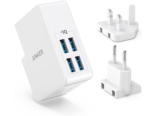 Get this 4-in-1 plug adaptor perfect for anyone looking to go abroad this summer