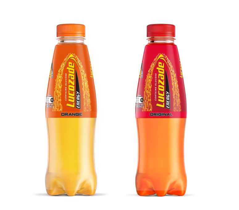 Lucozade's owner is also rolling out brand-new bottled and packaging over the coming months