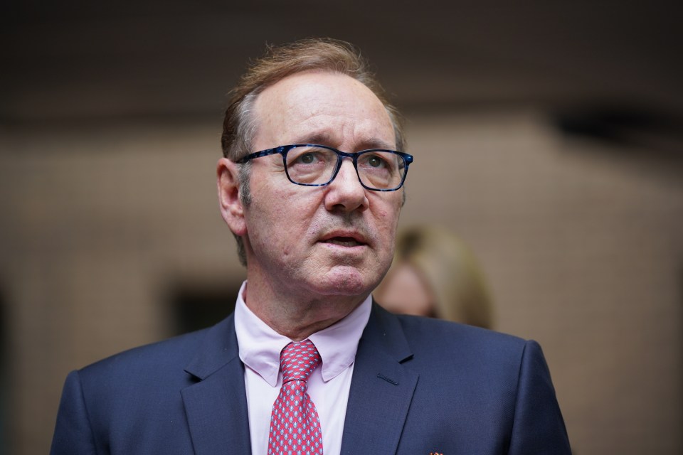 Actor Kevin Spacey outside Southwark Crown Court, London, after he was found not guilty of sexually assaulting four men following a trial. Picture date: Wednesday July 26, 2023. PA Photo. See PA story COURTS Spacey. Photo credit should read: Yui Mok/PA Wire