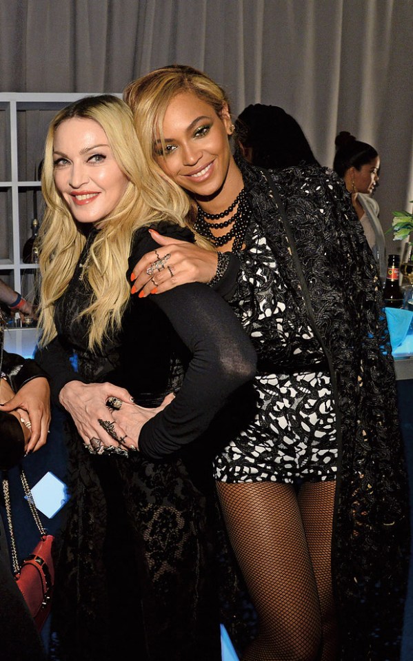 Beyonce has sent her love and support to Madonna