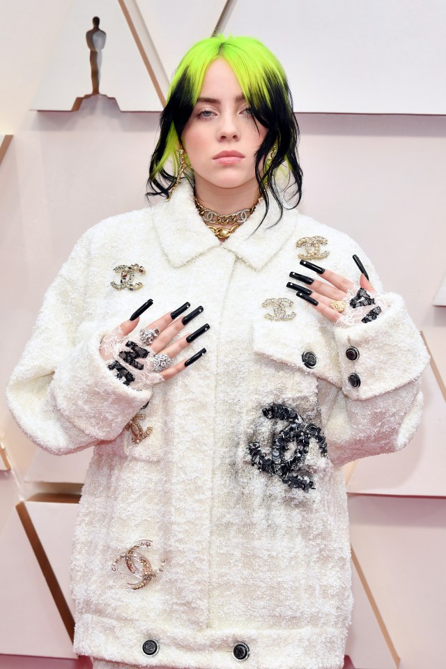 HOLLYWOOD, CALIFORNIA - FEBRUARY 09: Billie Eilish attends the 92nd Annual Academy Awards at Hollywood and Highland on February 09, 2020 in Hollywood, California. (Photo by Amy Sussman/Getty Images)