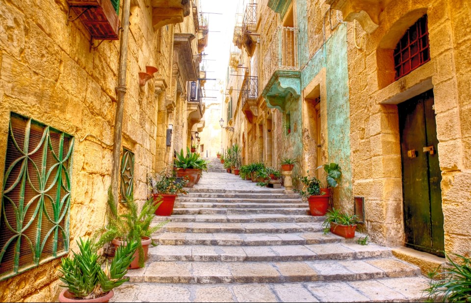 Honey-coloured Valletta is a beautiful fortified city