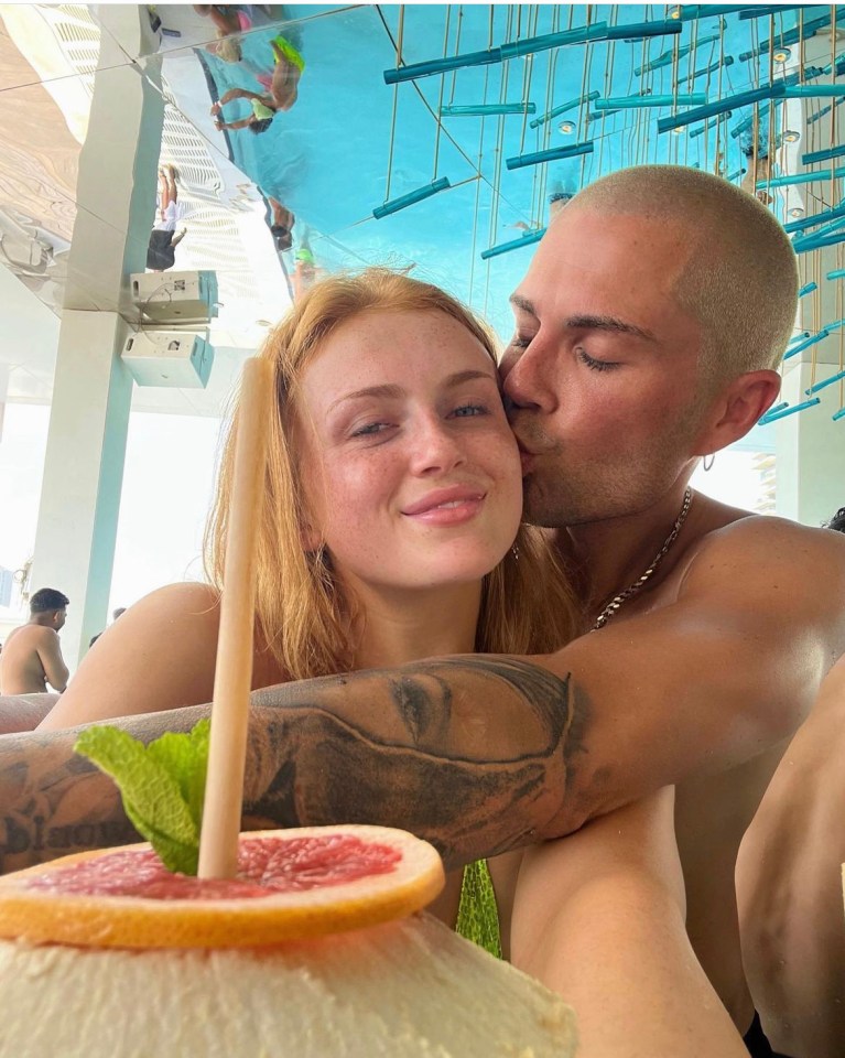 She recently wowed in a lime green bikini on her romantic break with her boyfriend Max George