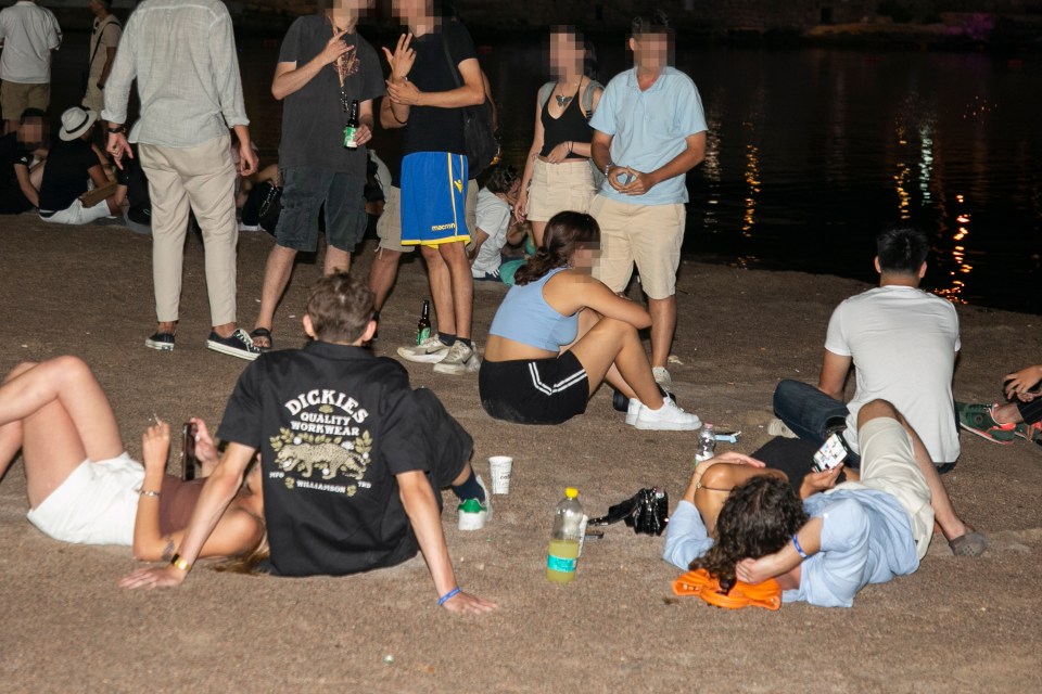 Young tourists have been filling the beaches this summer