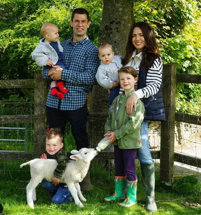 He and wife Liz live on a 120-acre farm with their four children