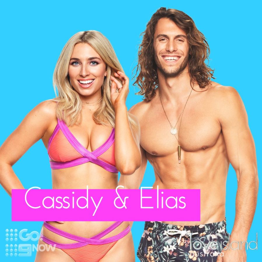 Cassidy on Love Island Australia in 2018