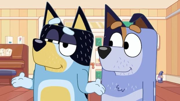 Stripe, right, is voiced by Dan Brumm