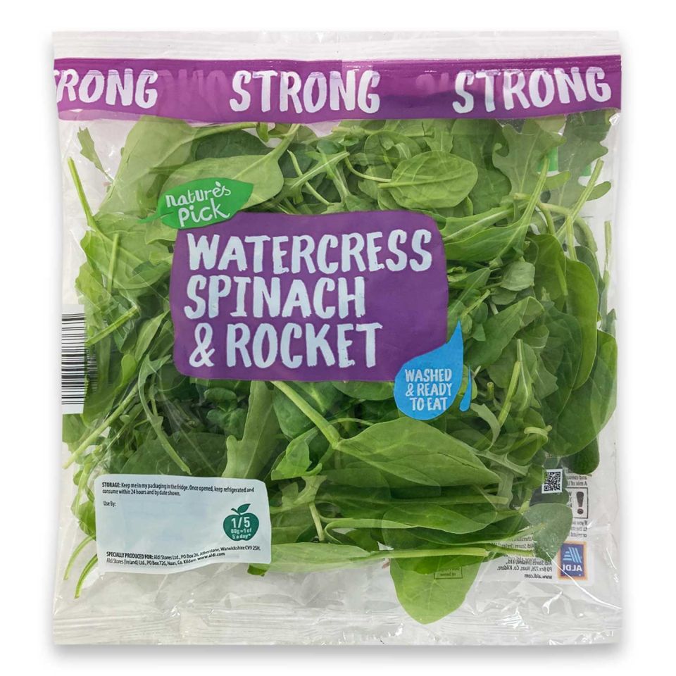 McGuckian recommended piling on some watercress, spinach and rocket to your plate