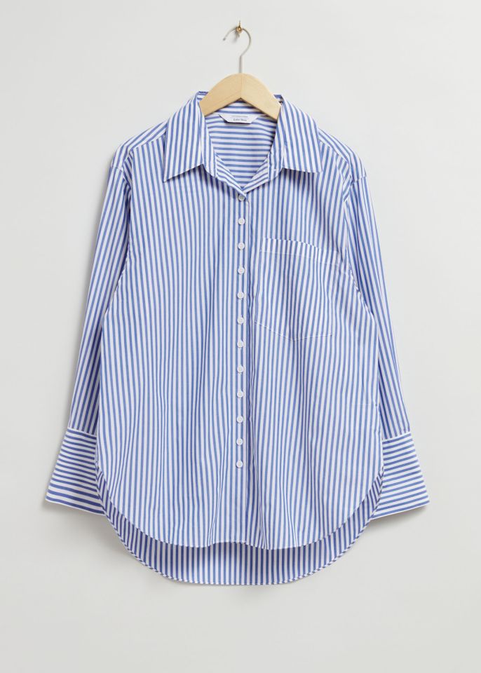 £85 striped & Other Stories shirt