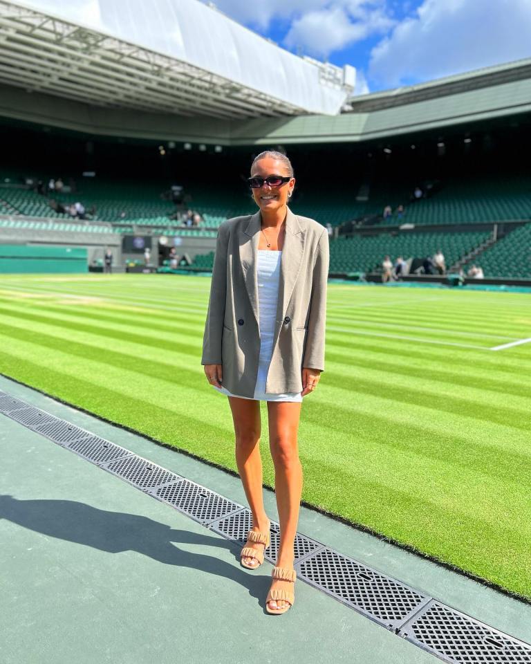 Buzaglo was seen at Wimbledon this year