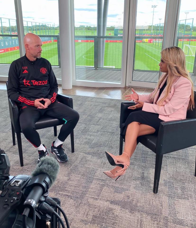 She recently interviewed Erik ten Hag