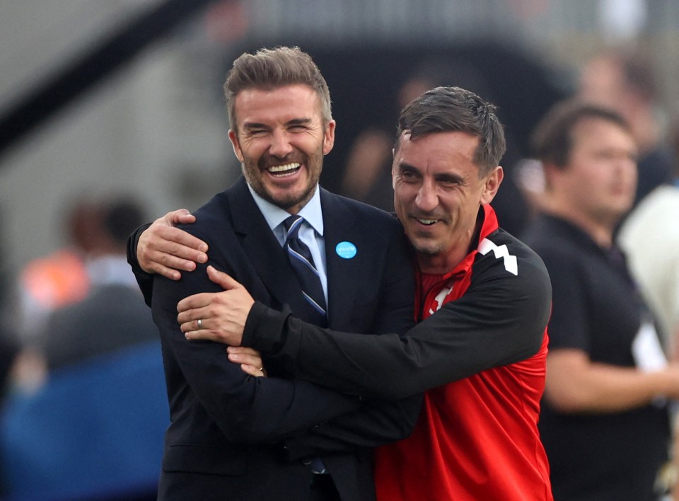 David Beckham and Gary Neville are two of the co-owners of Salford City F.C.