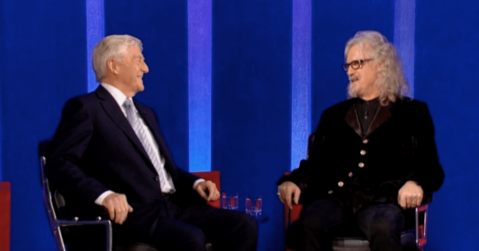 Sir Michael interviewed Billy Connolly several times throughout his career