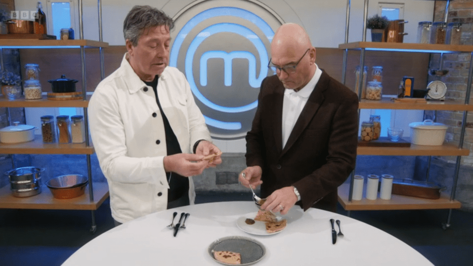 John Torode and Gregg Wallace were on hand in thier usual roles as they judged the food of the contestants