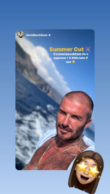 Victoria shared her verdict on David's 'summer cut'