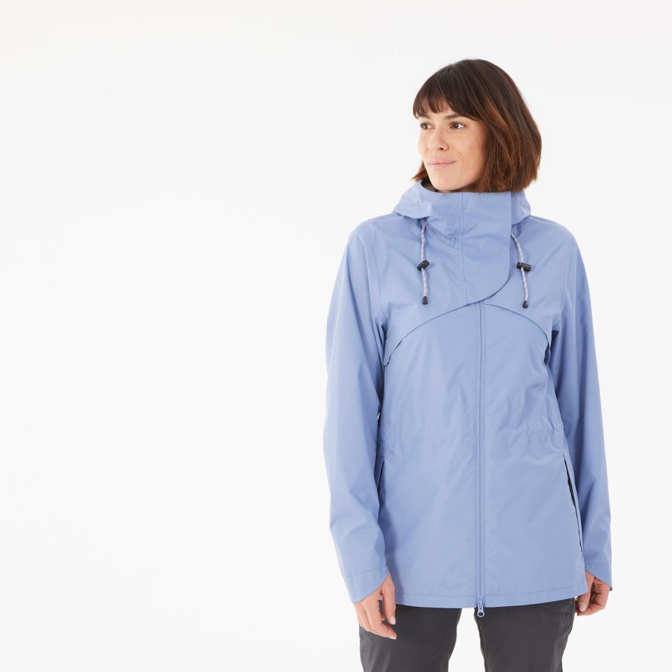 Women's Rain jacket NH500 Imper - Blue