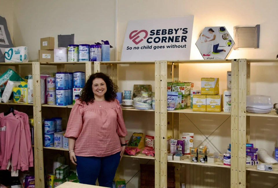 Bianca Sakol MBE set up Sebby's Corner baby bank in January 2021