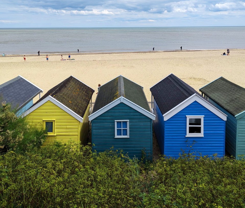 Take in the classic British seaside fun at Southwold beach, a short trip away