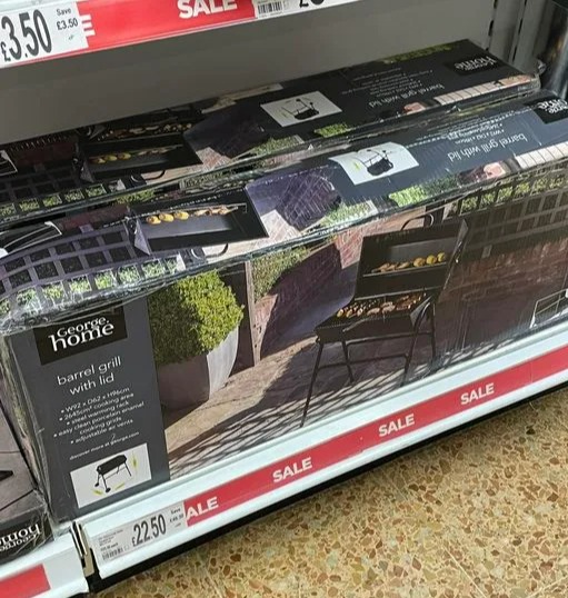 Shoppers are rushing to Asda to snap up a garden BBQ grill that’s scanning at just £22