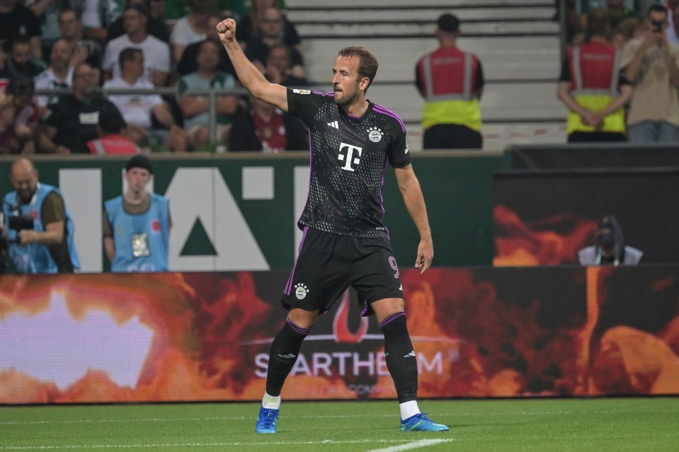 Harry Kane scored on his Bundesliga debut last Friday