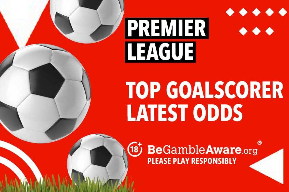 Premier League top scorer betting odds. 18+ BeGambleAware.org