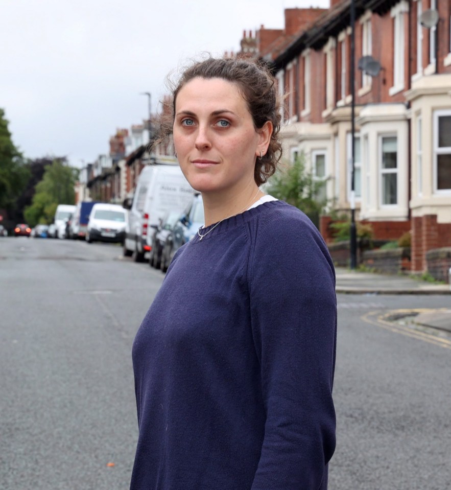 Surveyor Hannah Solley, 29, says: 'You see gang members in balaclavas on electric scooters and bikes because they can zoom through the bollards. The police can’t patrol the streets'