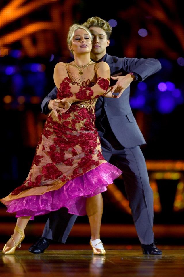 Saffron on Strictly in 2019