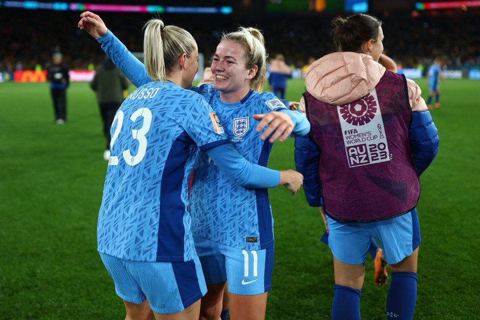 Russo and Lauren Hemp have been in fine form for the Lionesses bagging three goals each at the World Cup