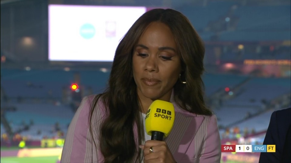 Alex Scott held back tears as she praised Bronze