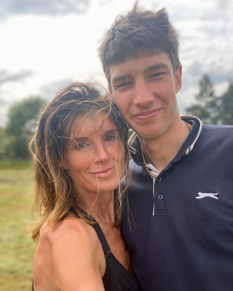 Reuben shared a photo of himself and mum Amanda amid closure of family farm