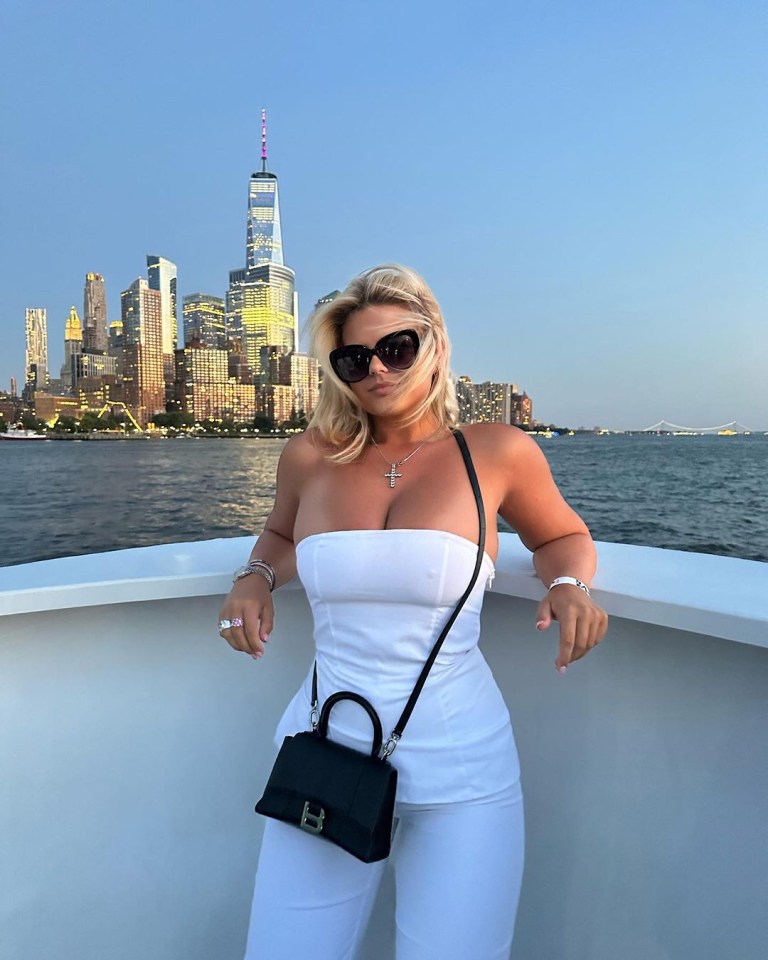 She recently visited New York