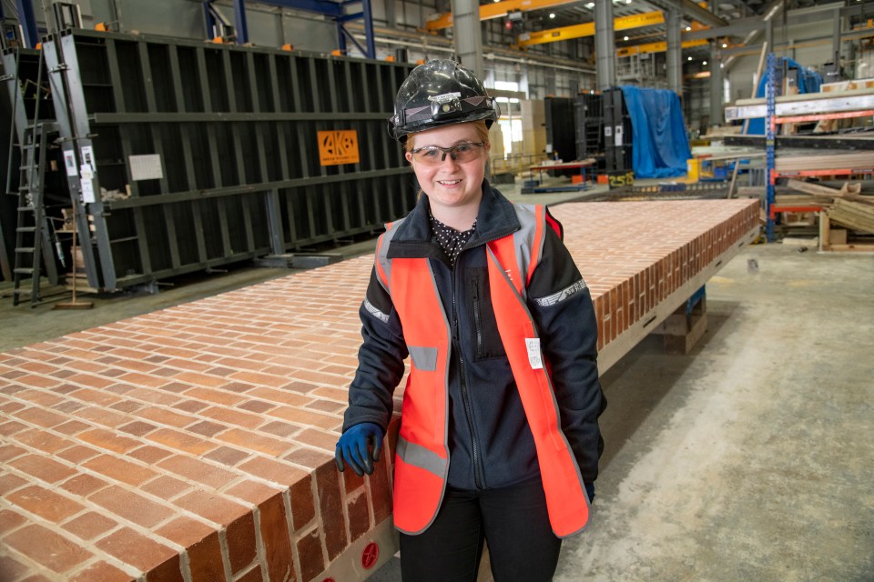 Emily Watson is a trainee construction manager working with engineering company Laing O’Rourke