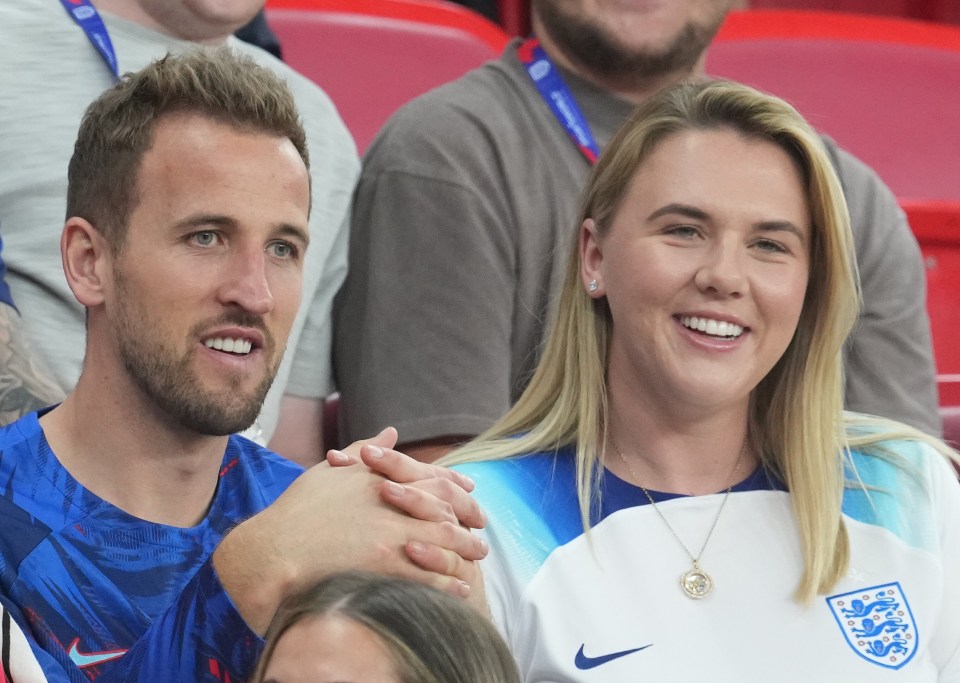 Kane with Kate at the Qatar World Cup