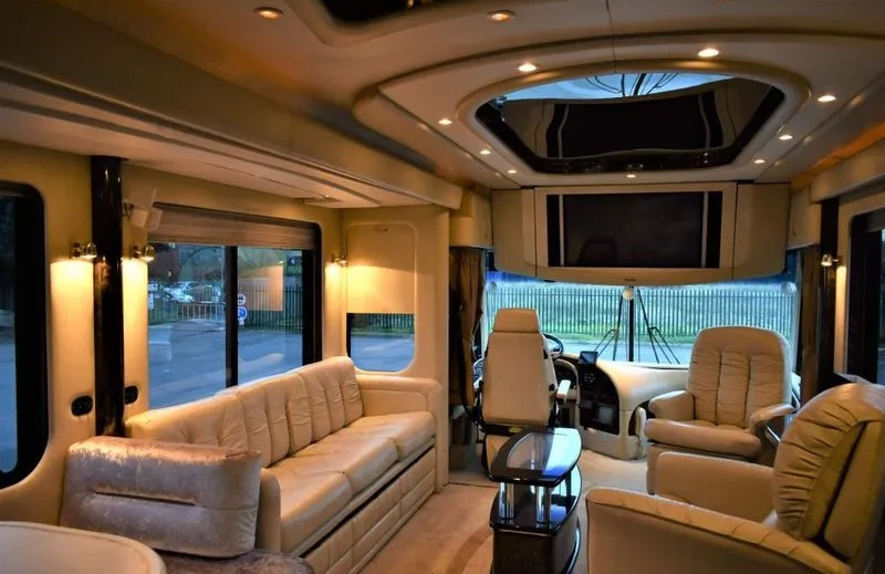 The luxurious motorhome is dubbed 'The Icon'