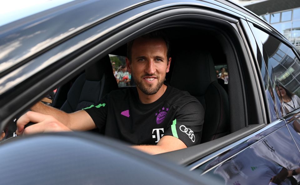 His reaction to receiving the Audi had Bayern Munich fans in hysterics