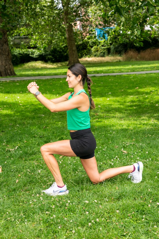 Lunges really target the backs of your thighs