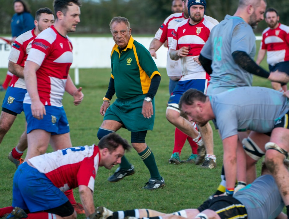 Nando Di Matteo is Britain's oldest rugby referee at 87