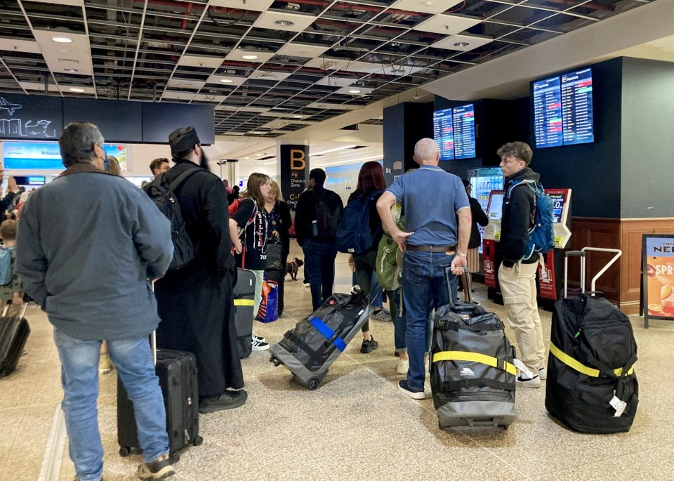 Others were left in the lurch at Birmingham Airport this morning