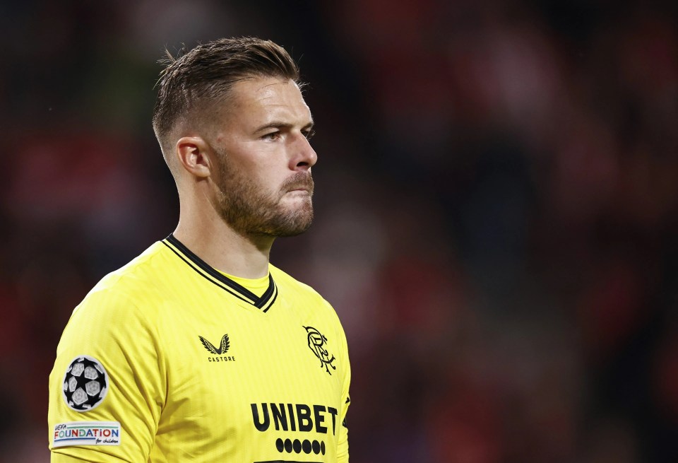 Former Man Utd star Jack Butland was on the end of a 5-1 thrashing while starring for Rangers