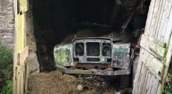 The first-ever production Land Rover was discovered in a barn after sitting on a farm for 50 years