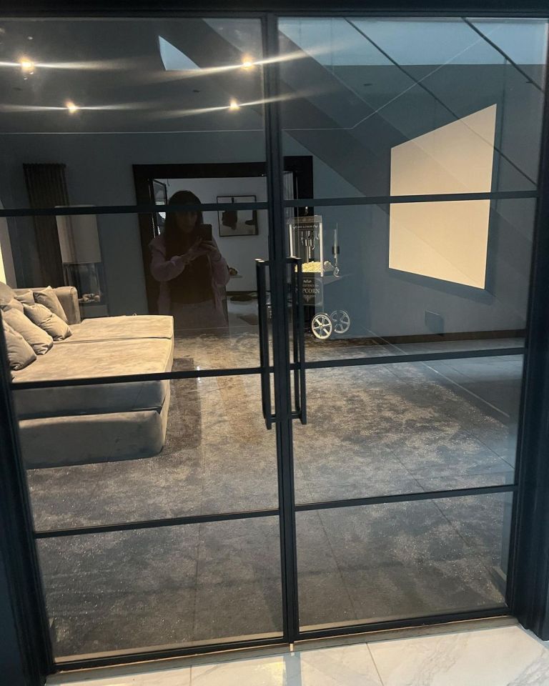 Chloe recently added a cinema room to their pad