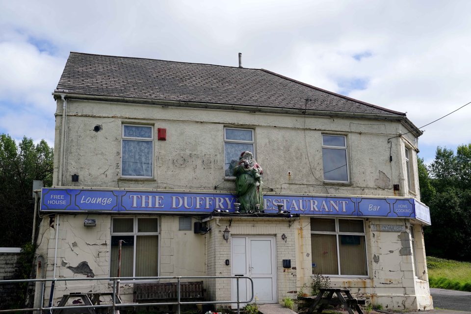 This former restaurant is one of many empty premises in the area