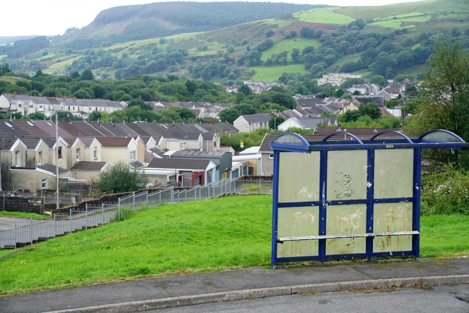 Bus stops are few and far between for the residents of Caerau