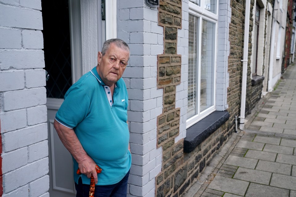 Retired miner Gareth Howells feels the area has been forgotten and left behind